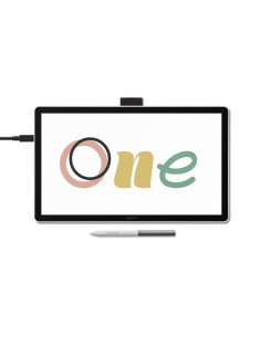 Wacom One 14 tableta digitalizadora Negro, Blanco 2540 líneas por pulgada 309 x 174 mm USB 2