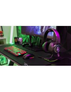 The G-Lab KORP IRIDIUM Auriculares Inalámbrico y alámbrico Diadema Juego USB Tipo C Bluetooth Negro