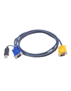 ATEN Cable KVM USB con SPHD 3 en 1 y conversor PS 2 a USB integrado de 3 m