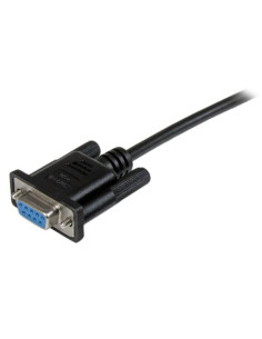 StarTech.com Cable de 1m Nulo de Módem Serie RS232 DB9 - Hembra a Hembra - Color Negro 2