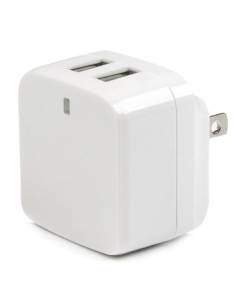 StarTech.com Cargador de Pared USB de 2 Puertos para Tablets Smartphones - Cargador Blanco de Alta Potencia para Viajes 2