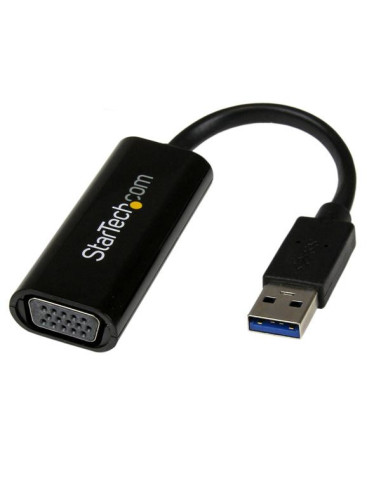 StarTech.com Adaptador Gráfico Conversor USB 3.0 a VGA - Cable Convertidor Compacto de Vídeo - 1920x1200   1080p