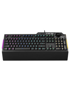ASUS TUF Gaming K1 teclado Juego USB Inglés, Español Negro