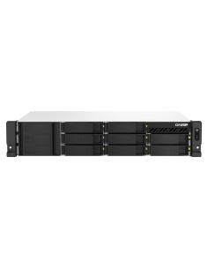 QNAP TS-864EU-RP-8G servidor de almacenamiento NAS Bastidor (2U) Intel® Celeron® N5095 8 GB DDR4 0 TB QNAP Turbo System Negro