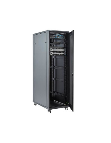 StarTech.com Armario Rack para Servidores 42U 19" 4 Columnas - Rack de Servidores con Ruedas para Equipo de Red - Armario Rack