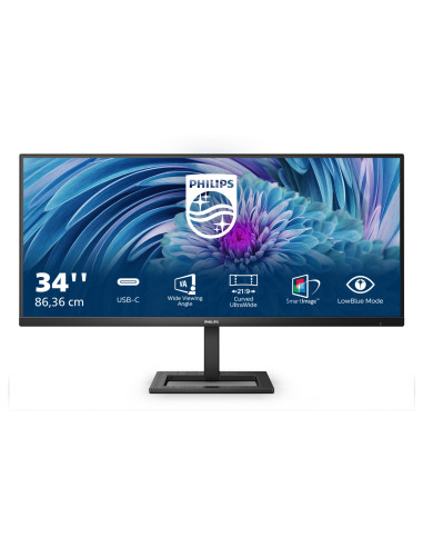 Philips E Line 346E2LAE 00 pantalla para PC 86,4 cm (34") 3440 x 1440 Pixeles Wide Quad HD LCD Negro