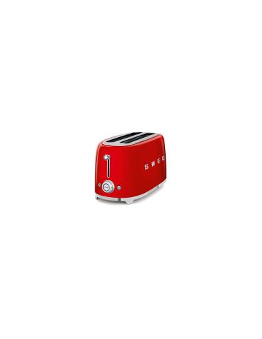 Smeg TSF02RDEU tostadora 6 4 rebanada(s) 1500 W Rojo
