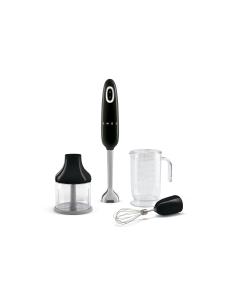 Smeg HBF03BLEU licuadora Batidora de inmersión 700 W Negro, Acero inoxidable
