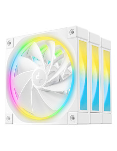 DeepCool FL12R WH-3 IN 1 Carcasa del ordenador Ventilador 12 cm Blanco 3 pieza(s)