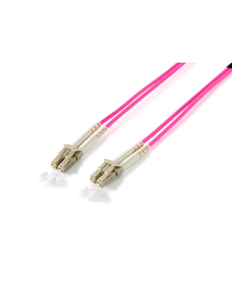Equip 255516 Cable de fibra óptica e InfiniBand 10 m LC Beige, Violeta