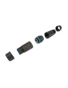 Equip 221172 cambiador de género para cable RJ-45 Negro, Azul 2