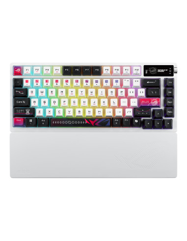 ASUS ROG Azoth X teclado Juego USB + RF Wireless + Bluetooth Negro, Blanco