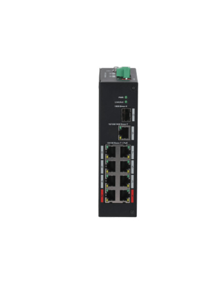 Dahua Technology PFS3110-8ET-96-V2 No administrado Fast Ethernet (10 100) Energía sobre Ethernet (PoE) 10U Negro