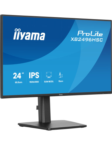 iiyama ProLite XB2496HSC-B1 pantalla para PC 61 cm (24") 1920 x 1080 Pixeles Full HD LED Negro