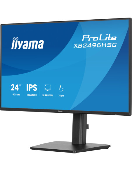 iiyama ProLite XB2496HSC-B1 pantalla para PC 61 cm (24") 1920 x 1080 Pixeles Full HD LED Negro