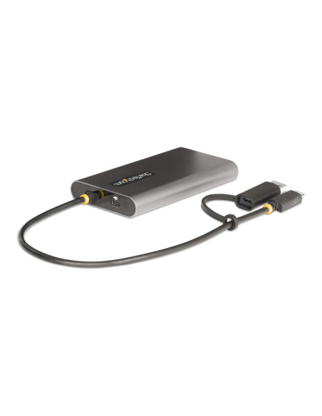 StarTech.com Adaptador USB-C a HDMI Doble - USB Tipo C a 2 Monitores HDMI - 4K 60Hz - Entrega de Alimentación PD de 100W con