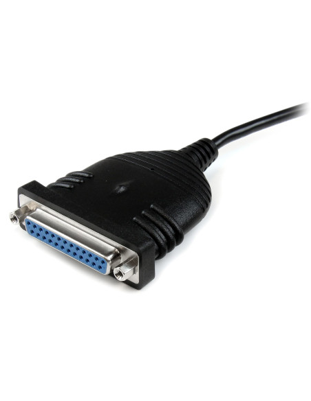StarTech.com Cable de 1,8m Adaptador de Impresora Paralelo DB25 a USB A - H M