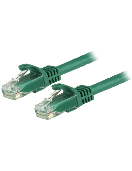StarTech.com Cable de 3m Verde de Red Gigabit Cat6 Ethernet RJ45 sin Enganche - Snagless