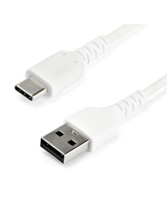 StarTech.com Cable de Carga USB-A a USB-C de 1m - Cable de Carga Rápida y Sincronización USB 2.0 de Servicio Pesado - Cable de