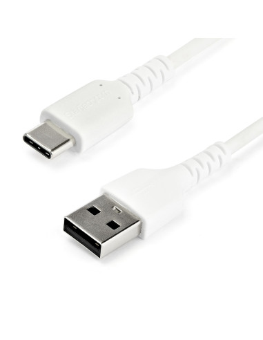 StarTech.com Cable de Carga USB-A a USB-C de 1m - Cable de Carga Rápida y Sincronización USB 2.0 de Servicio Pesado - Cable de
