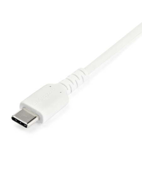 StarTech.com Cable de Carga USB-A a USB-C de 1m - Cable de Carga Rápida y Sincronización USB 2.0 de Servicio Pesado - Cable de