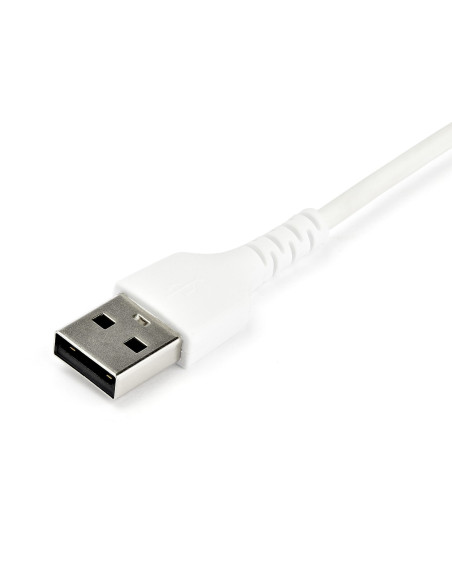 StarTech.com Cable de Carga USB-A a USB-C de 1m - Cable de Carga Rápida y Sincronización USB 2.0 de Servicio Pesado - Cable de