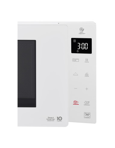 LG MH6535GDH microondas Blanco Microondas con grill Encimera 25 L 1000 W