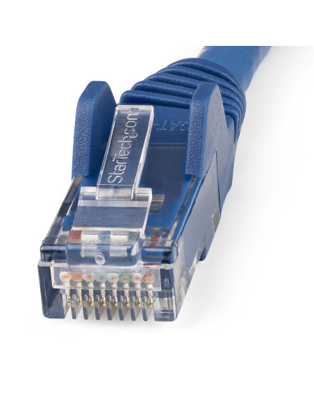 StarTech.com Cable Ethernet CAT6 de 3m - LSZH - Cable de Red de 10 Gigabits de 650MHz y PoE de 100W UTP sin Enganches
