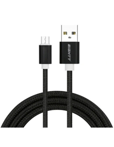Eightt ECM-1B-2M cable USB USB 2.0 Micro-USB B USB A Negro