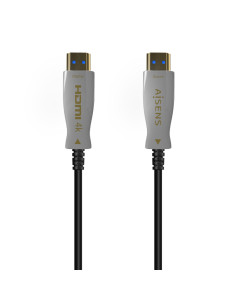 AISENS Cable HDMI V2.0 AOC Premium Alta Velocidad   Hec 4K@60Hz 4 4 4 18Gbps, A M-A M, Negro, 100m