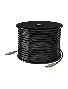 AISENS Cable HDMI V2.0 AOC Premium Alta Velocidad   Hec 4K@60Hz 4 4 4 18Gbps, A M-A M, Negro, 100m 2