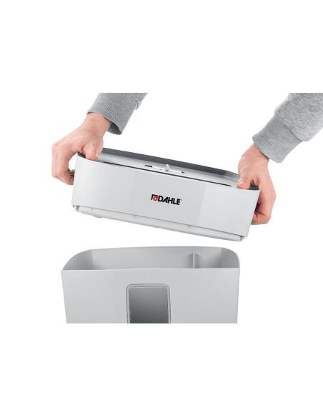 Dahle PS 140 triturador de papel Corte cruzado 65 dB Negro, Gris