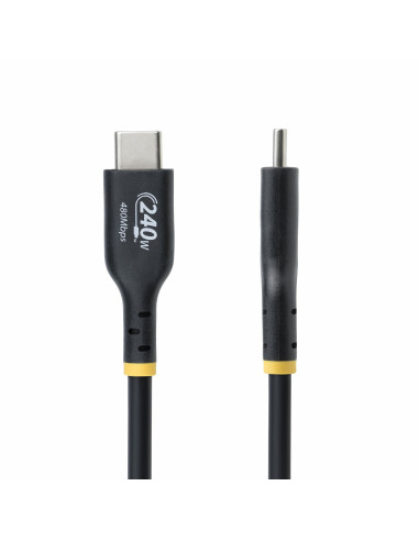 StarTech.com Cable de Carga USB-C de 4m - Cable USB Tipo C - Certificación USB-IF - PD de 240W EPR - Cable USB 2.0 USB-C de