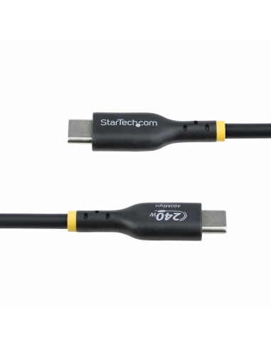 StarTech.com Cable de Carga USB-C de 4m - Cable USB Tipo C - Certificación USB-IF - PD de 240W EPR - Cable USB 2.0 USB-C de