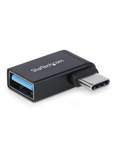 StarTech.com Adaptador Acodado USB-C a USB-A - USB Tipo C - Conversor Compacto USB Tipo C Macho a USB Hembra - Carcasa de Metal