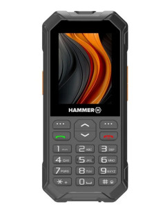 HAMMER 6 LTE 6,1 cm (2.4") Negro, Naranja Teléfono resistente