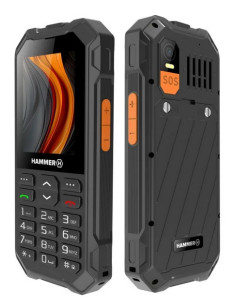 HAMMER 6 LTE 6,1 cm (2.4") Negro, Naranja Teléfono resistente 2