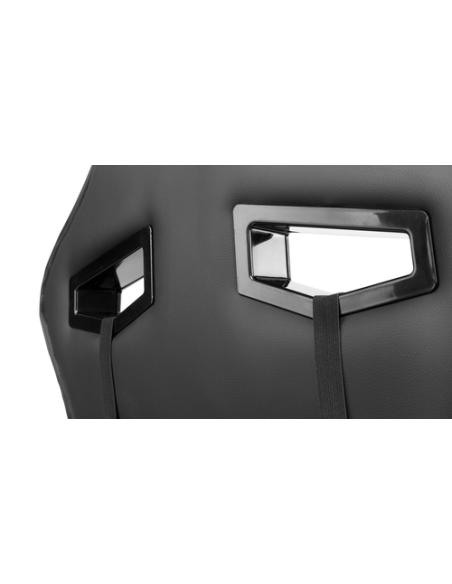 DRIFT DR50 Silla para videojuegos de PC Asiento acolchado tapizado Negro, Azul