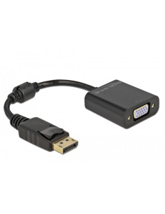 DeLOCK Adaptador DisplayPort 1.2 macho a VGA hembra negro