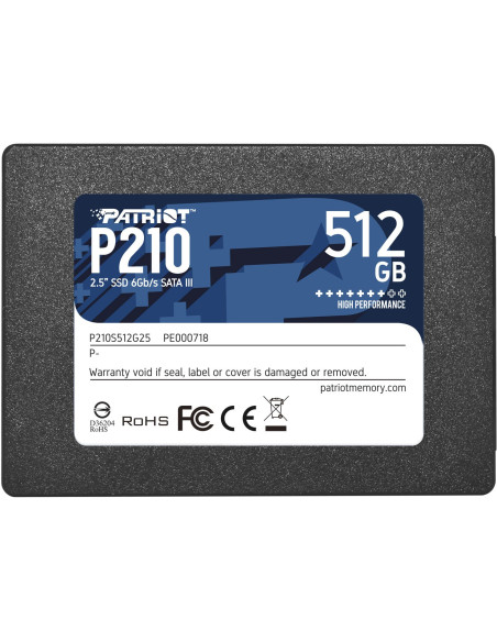Patriot Memory P210 512 GB 2.5" Serial ATA III