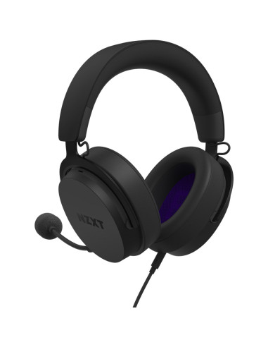 NZXT AP-WCB40-B2 auricular y casco Auriculares Alámbrico Diadema Juego Negro