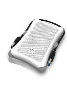 Silicon Power Armor A30 Caja de disco duro (HDD) Blanco 2.5"