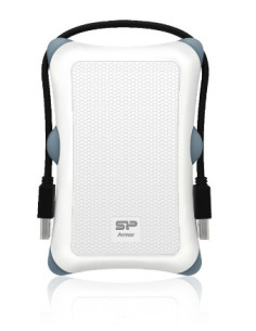 Silicon Power Armor A30 Caja de disco duro (HDD) Blanco 2.5" 2