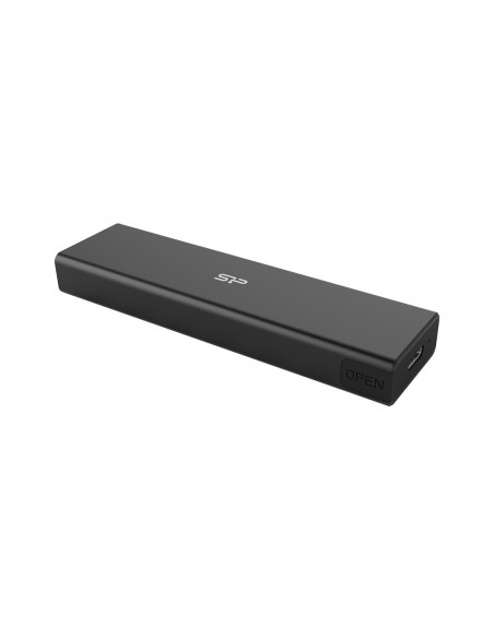 Silicon Power PD60 Caja externa para unidad de estado sólido (SSD) Negro M.2
