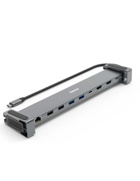 Hama Connect2Office Basic Alámbrico USB 3.2 Gen 1 (3.1 Gen 1) Type-C Antracita, Gris