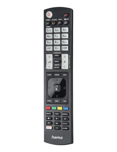 Hama 00221061 mando a distancia IR inalámbrico TV Botones
