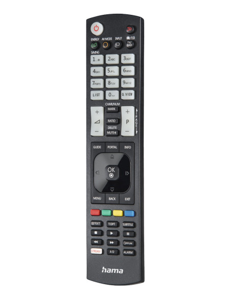 Hama 00221061 mando a distancia IR inalámbrico TV Botones