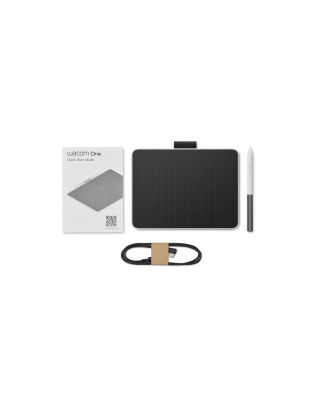 Wacom One S tableta digitalizadora Negro, Blanco 152 x 95 mm USB