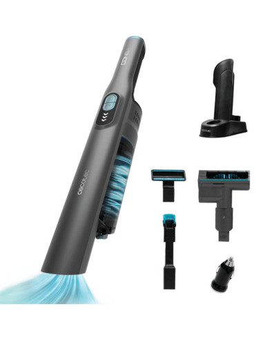 Cecotec Conga Rockstar Micro+ Clean&Car aspiradora de mano Gris Sin bolsa