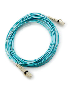 HP LC to LC Multi-mode OM3 2-Fiber 2.0m 1-Pack Fiber Optic Cable Cable de fibra óptica e InfiniBand